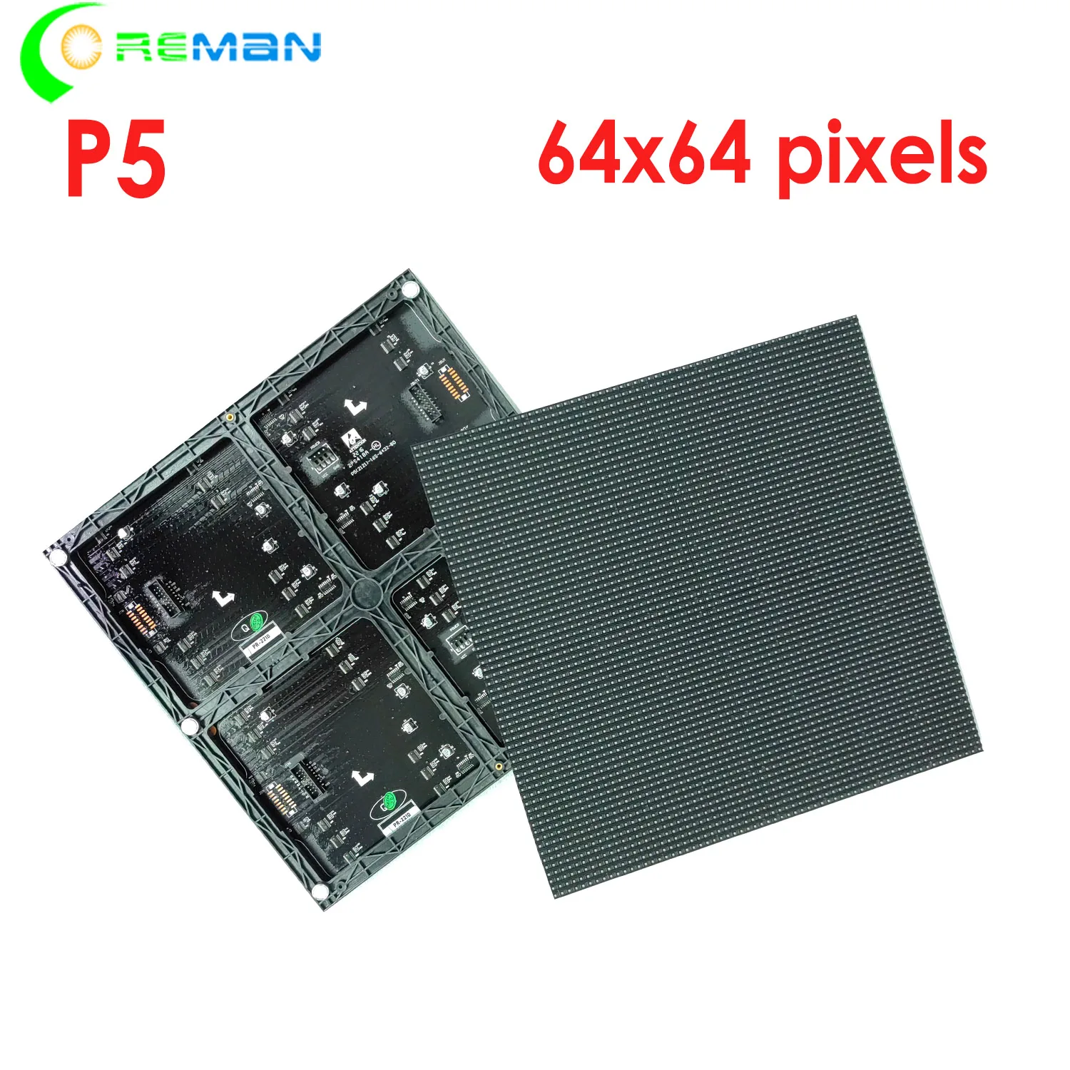 Светодиодная видеопанель p5 32x32 см 12 6x12 6 мм 64x64 пикселей |