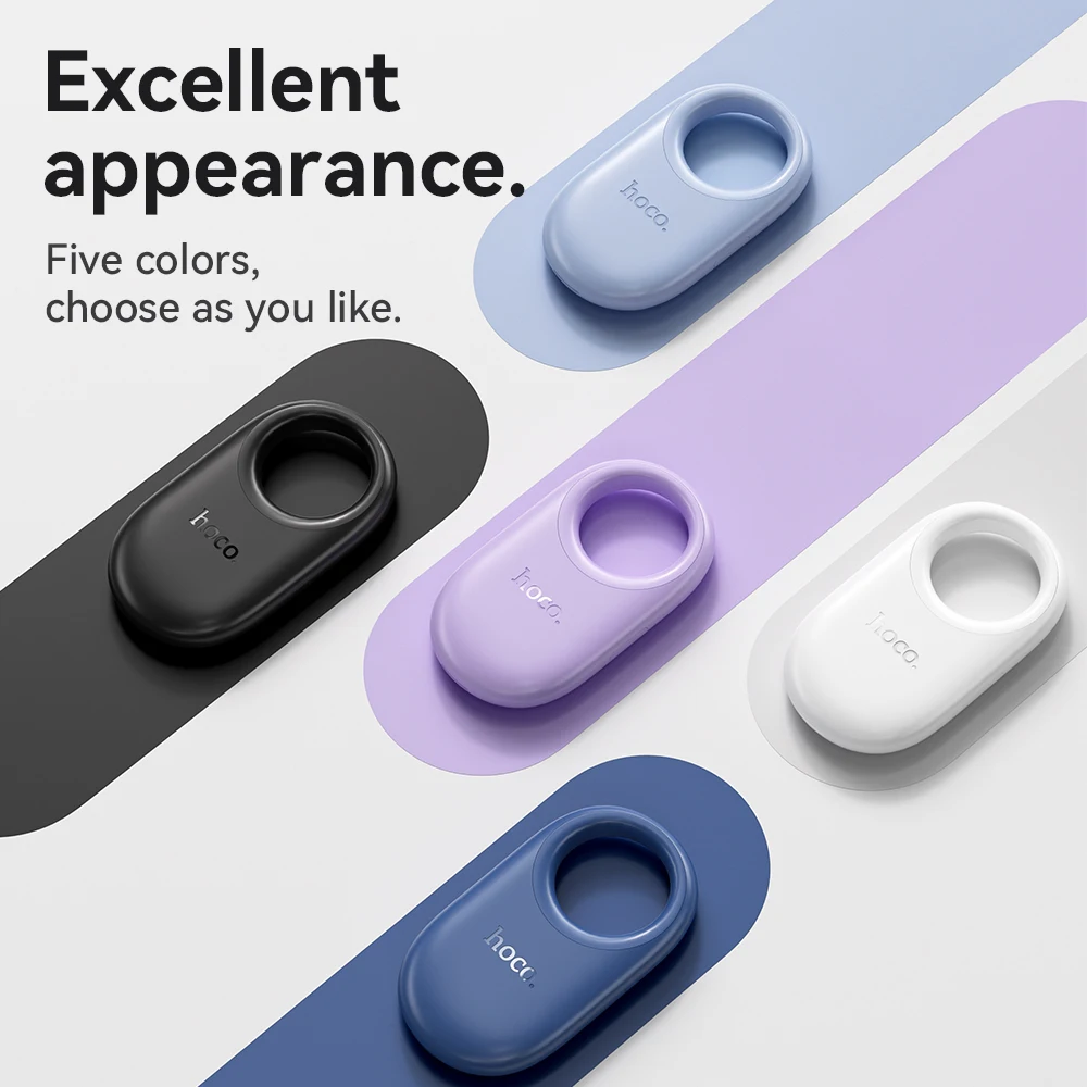 HOCO Fashion Smart Wireless Anti-Lost Position Device GPS Tracker Support Find My Wallet Key Pet Alarm Finder Tag GPS Tracker GPS Locator Anti Lost Alarm Key Finder Anti Lost Tracker Wallet Tracker
