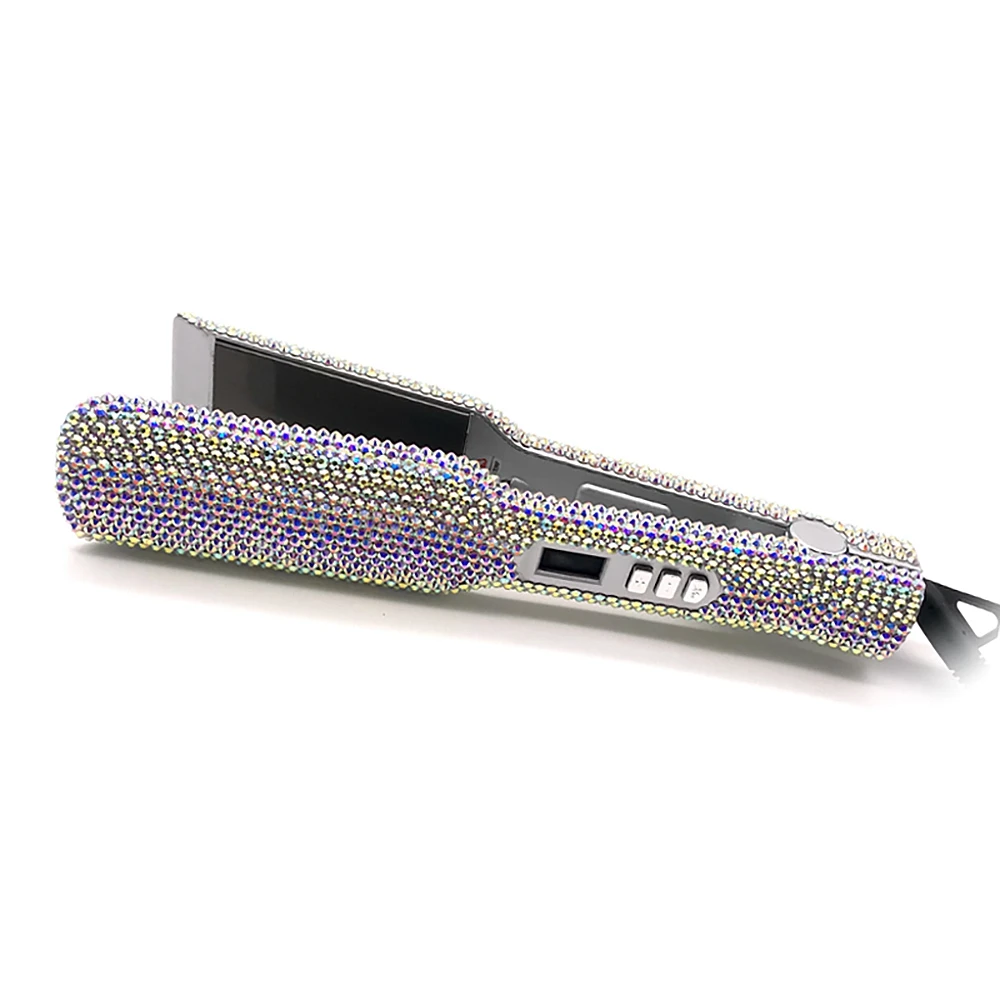Hair Straightener  Plancha Para Cabello 2 Inch Diamond Flat Iron Professional Titanium Straightener Iron Heat-up 480℉ 5