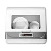 Household Automatic Dish Washers Sink Washing Dish Machine Smart Countertop Dishwasher Stainless Steel Silver Kitchen OEM 4