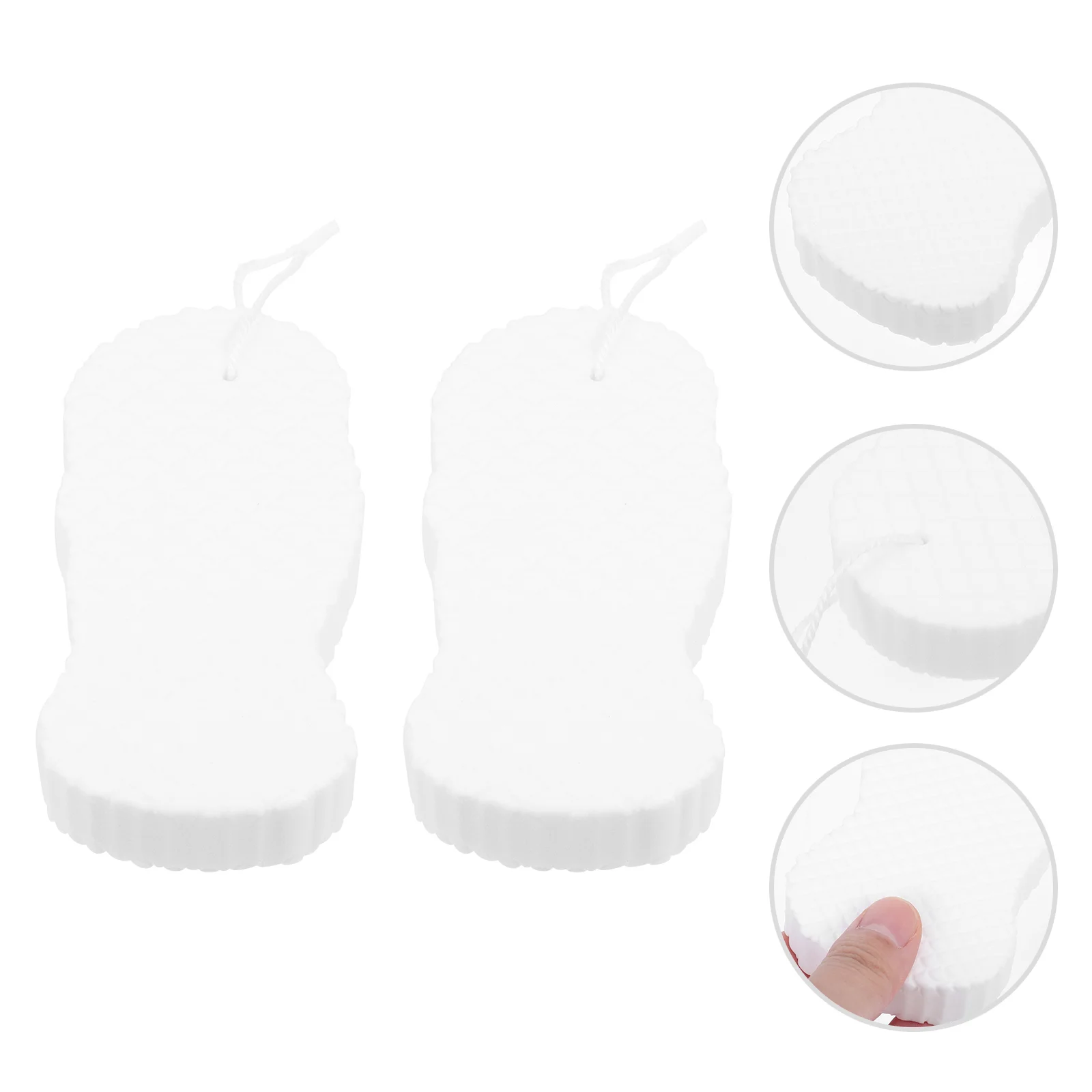 

2 Pcs Bath Sponge Bathing Tools Body Cleaning Baby Sponges Face Rubbing Ashes Cleansing Supplies Scrubber Pva for Child