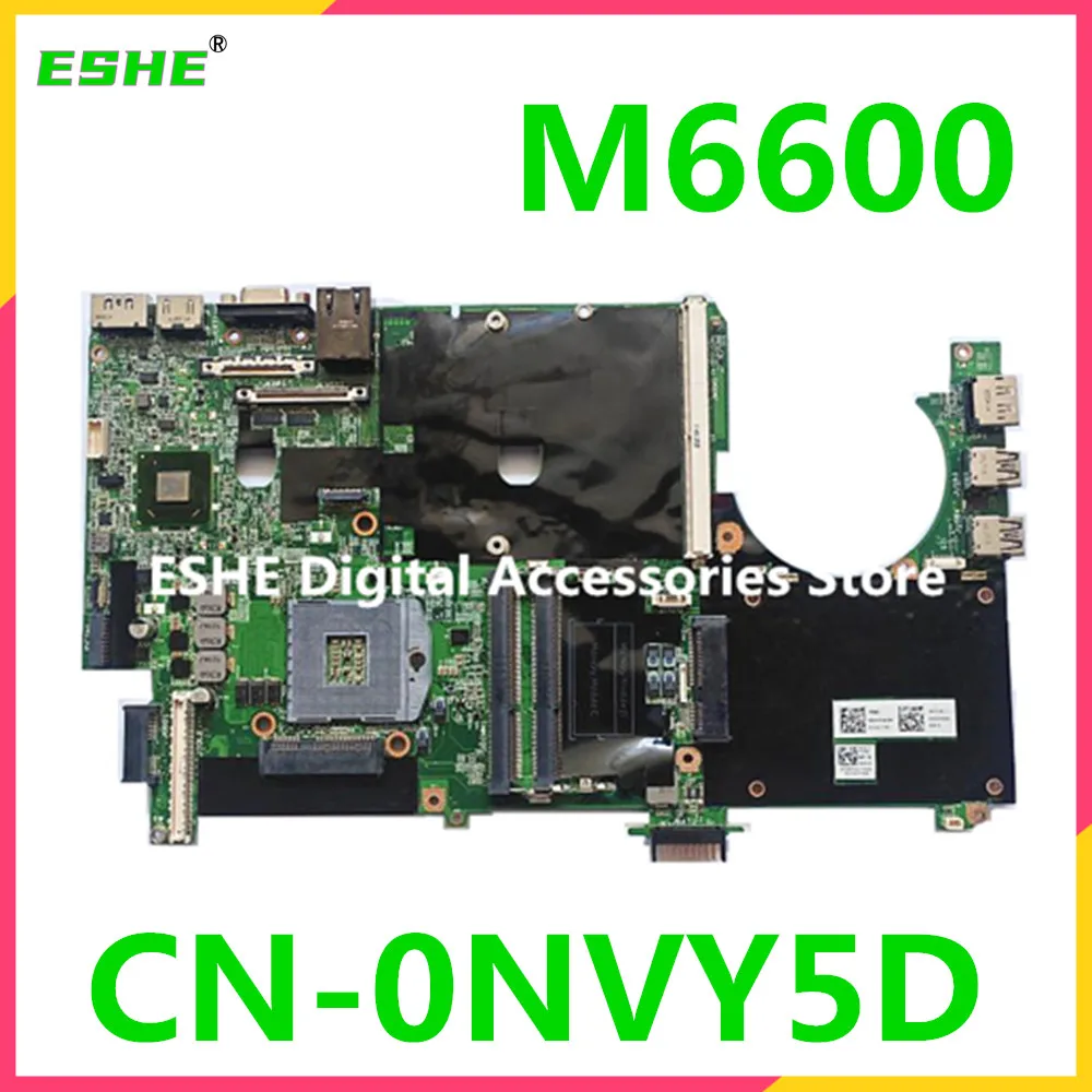 

Материнская плата CN-0NVY5D 0NVY5D NVY5D для ноутбука DELL Precision M6600, материнская плата HM67 DDR3 100%, полностью протестирована, хорошо работает