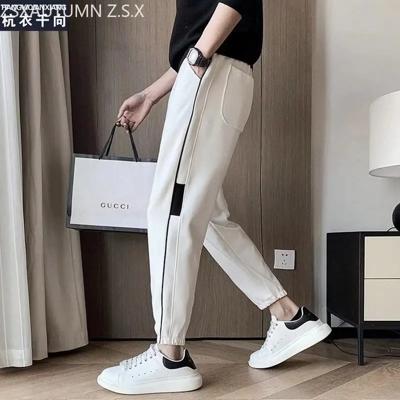 fvwitlyh Sweatpants Men Mens Spring Summer Autumn Ankle Banded