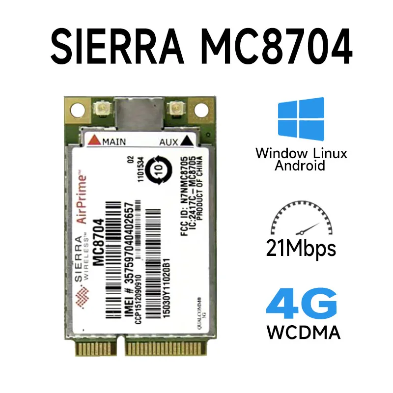 Ad Alta Velocità 3G/4G Sierra Airprime Mc8704 E Mc8705 Hspa + Moduli, Le Reti A Banda Larga Mobile 3G Modem