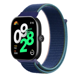 Nylon Sport Replacement Strap for Smart Watch - Durable and Stylish Watchband Bracelet (Deep navy blue)