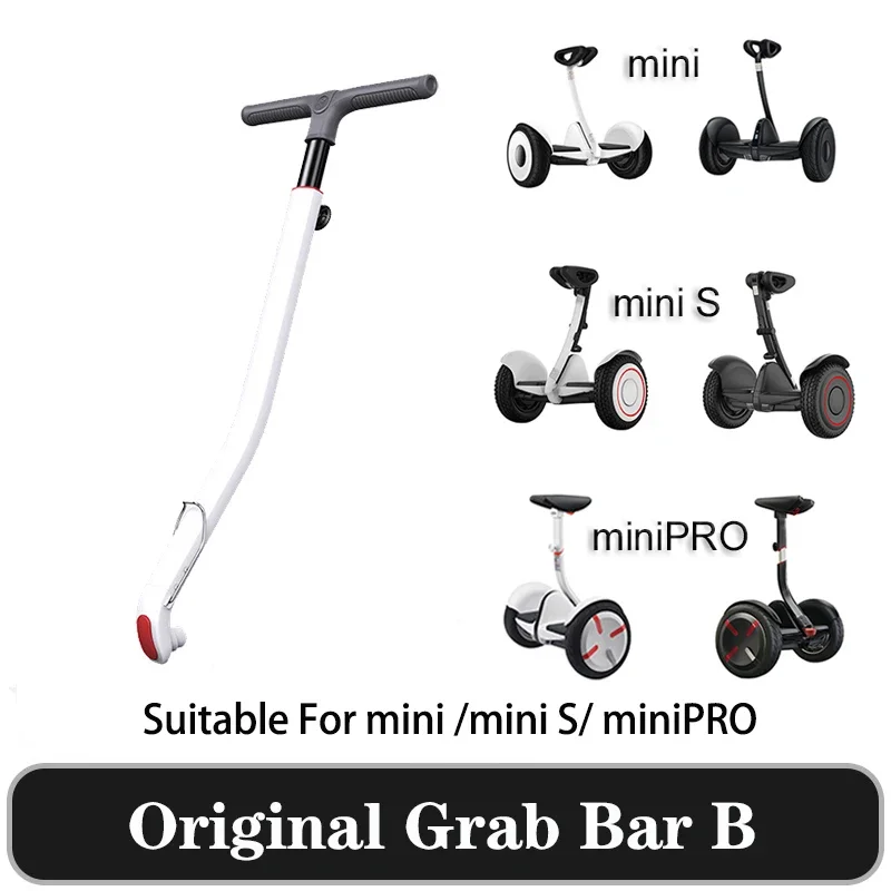 FEC - Maniglia regolabile per manubrio Segway Ninebot MiniPRO miniLITE S Self Balance Hoverboard (solo manubrio) (Nero-B1