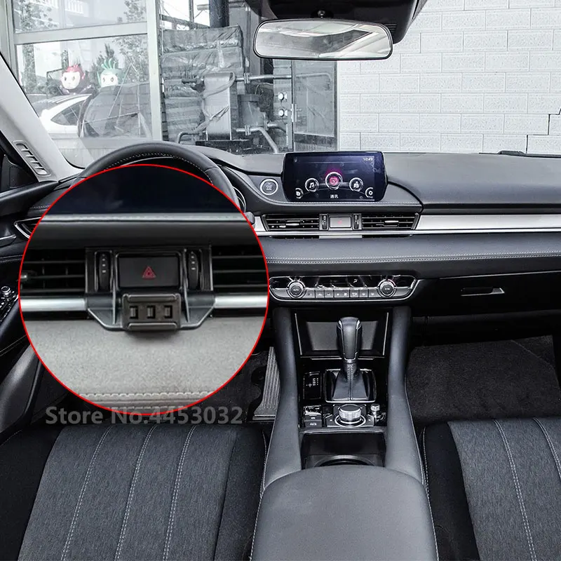 17mm Special Mounts For Mazda 6 Atenza Car Phone Holder GPS Supporting Fixed Bracket Air Outlet Base Accessories 2004-