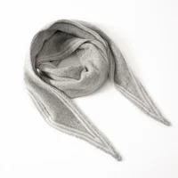 Ladies Fashion Soft Comfortable 100% Cashmere Triangle Scarf Shawl New Style Triangular Wrap for Women - Image 6