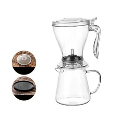 Enhanced Coffee & Tea Brewing Set - Premium Hand - Brewed Mocha & Loose Leaf Tea Experience (White Set)