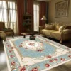 European Style Large Size Carpets for Living Room Decorative Household Rug for Bed Room Washable Non-slip Floor Mat Customizable 2