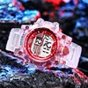 YIKAZE Luminous Men Sport watch Waterproof Alarm Clock Outdoor Sport Wristwatch Large Dial  LED Digital Watch for Man Kids 4