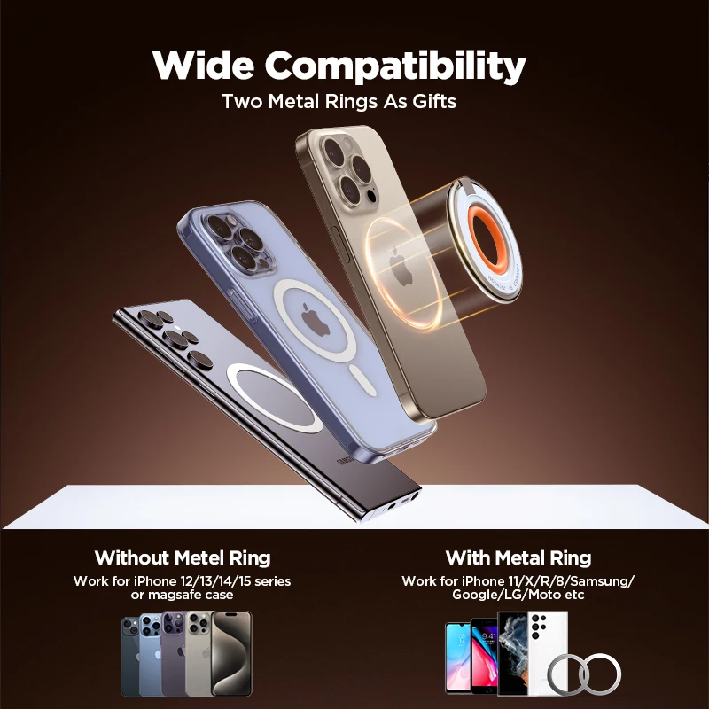 Joyroom Colorful Magnetic Silicone Phone Ring Grip & Kickstand