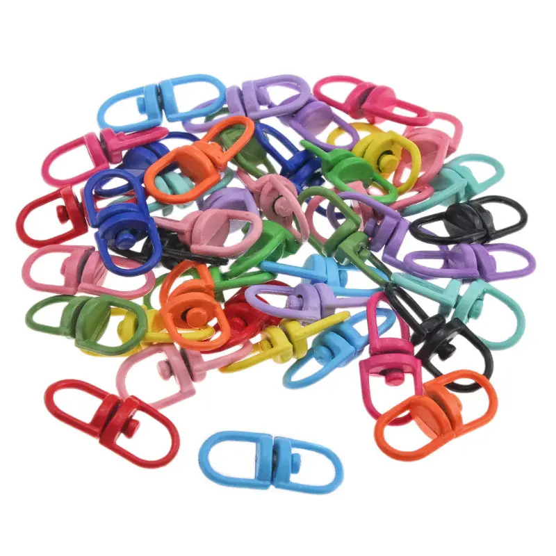 

10-50Pcs/Lot Metal Keyring Blank Circle for DIY Keychain Jewelry Making 19mm Key Holder Split Ring Connector Pendant Accessories