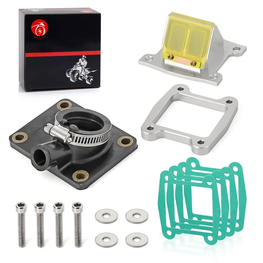 Ansaugstutzen-Kit & Billet-Aluminium-Membranventil & Membran-Abstandshalter-Kit für Yamaha 1988-2006 Blaster 200 YFS200 – Detail 5