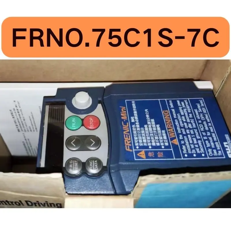 

The new FRNO.75C1S-7C frequency converter has a one-year warranty