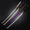 41″ Light Up Roronoa Zoro Swords Katana Japanese Anime Cosplay Samurai Sword Shusui Enma Kitetsu with Sword holder And Belt 6