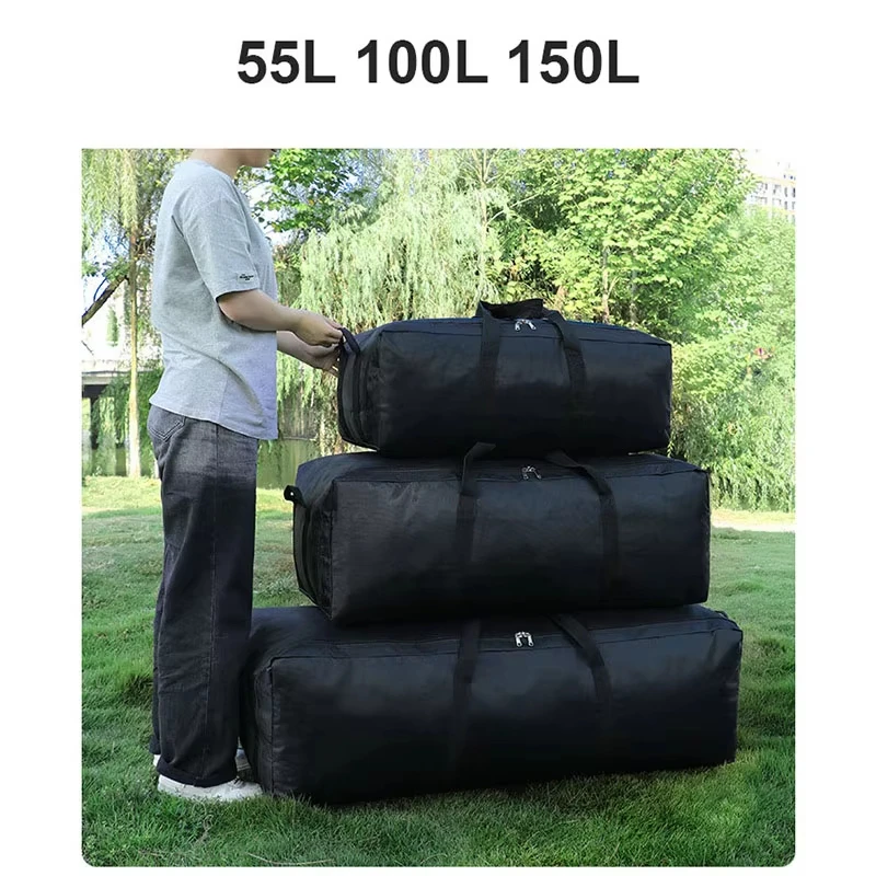 150L 100L 55L Camping- und Kletter-Aufbewahrungstasche Reisegepäcktasche Outdoor-Wanderrucksack Große Kapazität Reisetasche Handtasche