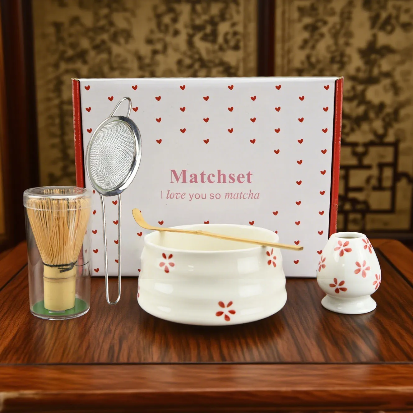 2/4/5 قطعة/المجموعة/مجموعة طقم شاي ماتشا سهل التنظ...