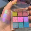 Sheeneffect Chameleon Chrome Eyeshadow Palette 9 Colors High End makeup Cosmetics 3