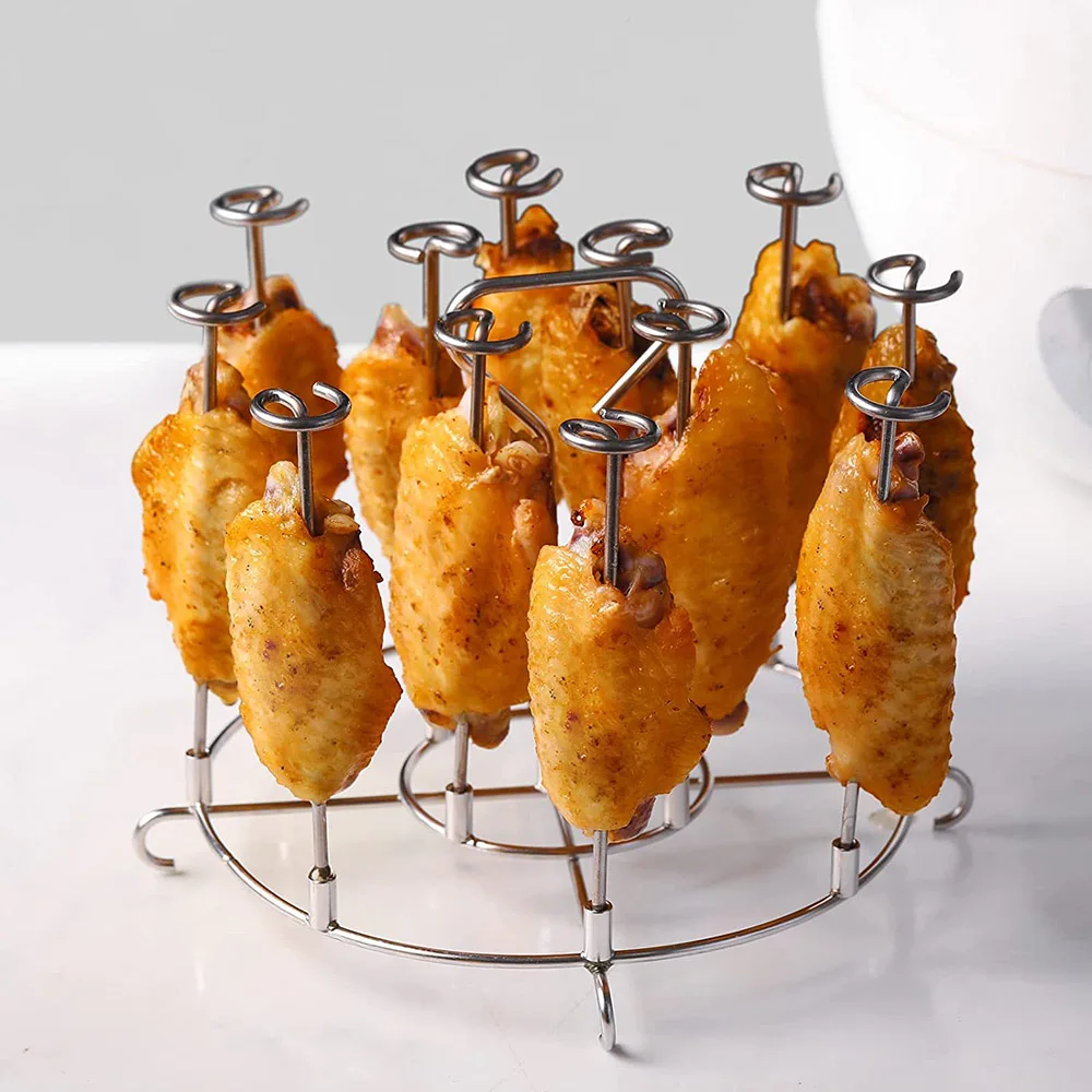Westmark Support 7 Brochettes Inox - Accessoire Barbecue Pour Kebabs & Grillades - Facile à Retourner