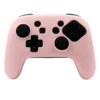 Coque de protection rose en Silicone souple pour manette de jeu