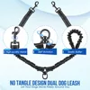 Explosion Proof Impact Elastic Buffering Adjustable One To Two Double Dog Leashes Dog Walking Accessories for Small Dogs 3