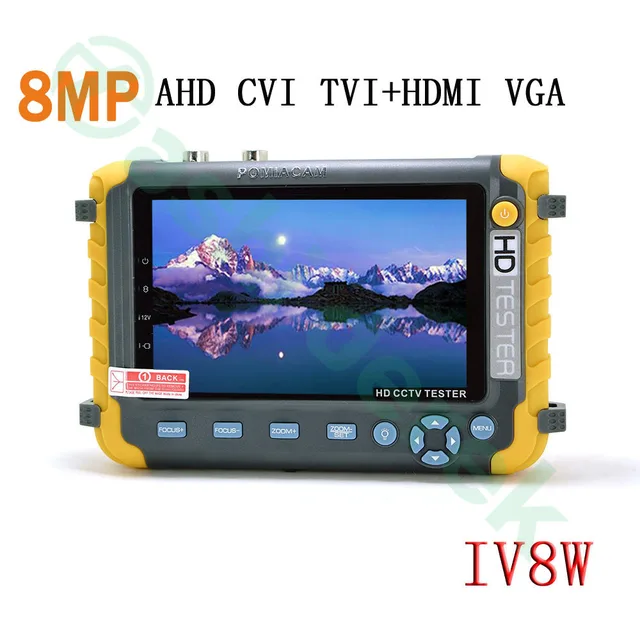 Upgraded Iv8s Iv8w 5 Inch Cctv Tester 