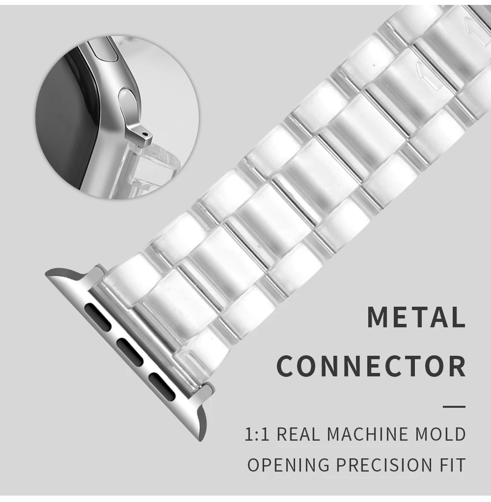 Colorful Transparent Watch Strap - Vibrant Bracelet Accessory