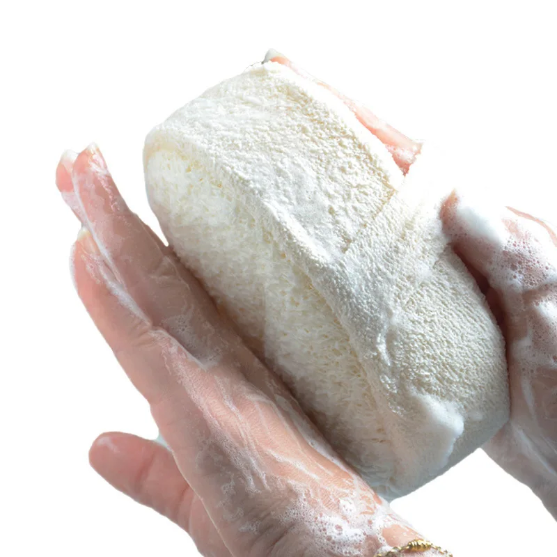 

HEALLOR Natural Loofah Sponge Bath Ball Shower Rub Bath Shower Wash Body Pot Sponge Scrubber Durable Healthy Massage Brush