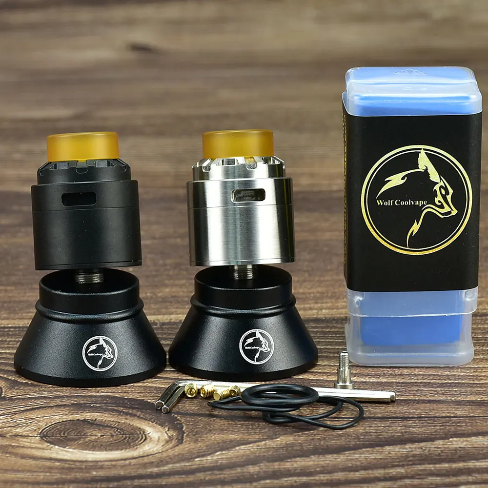 

Reload X RDA 1:1 style 304SS 24mm with Squonk Pin 810 ULTEM Drip Tip Rebuildable Tank rda vape atomizer vs SXK Reload S RDA