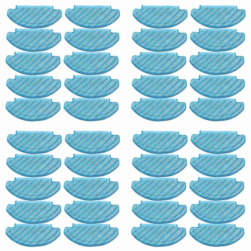 

40Pcs Mop Cloths Cleaning Pads For Ecovacs Deebot Ozmo T8 AIVI T8 Max N8 Pro Plus/ N8 Pro Vacuum Cleaner Accessories