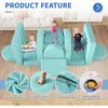 Modular Kids Play Couch 12PCS, Modular Kids with 4 Arches, Fold Out Kids Couch for Playroom, Modular Couch for Boys and Girls 5