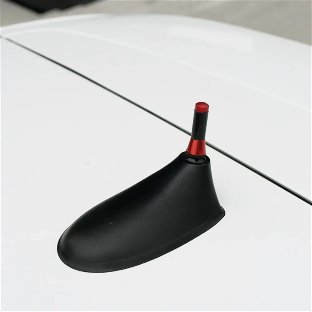 3.5cm Carbon Fiber Car Short Antenna For Opel Astra Mokka Vw Golf Jetta