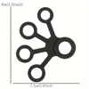1pc Finger Grip Silicone Ring Exerciser Antistress Resistance Band Fitness Stretcher 3 Levels Finger Sensory 2