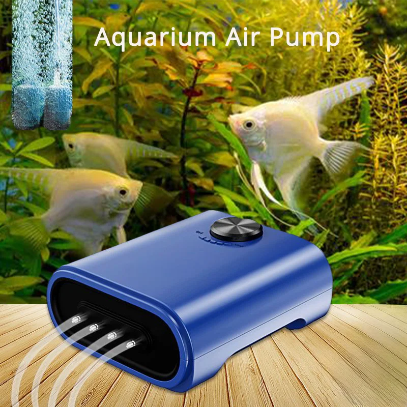 Ultra Silent Aquarium Air Pump Accessories Kit Compressor Oxygen