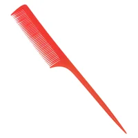 6Pcs Rat Tail Comb Picking Combs Plastic Hairdressing Comb Anti-static Hair Styling Comb for Barber Salon Home Use Brush C0028A 2