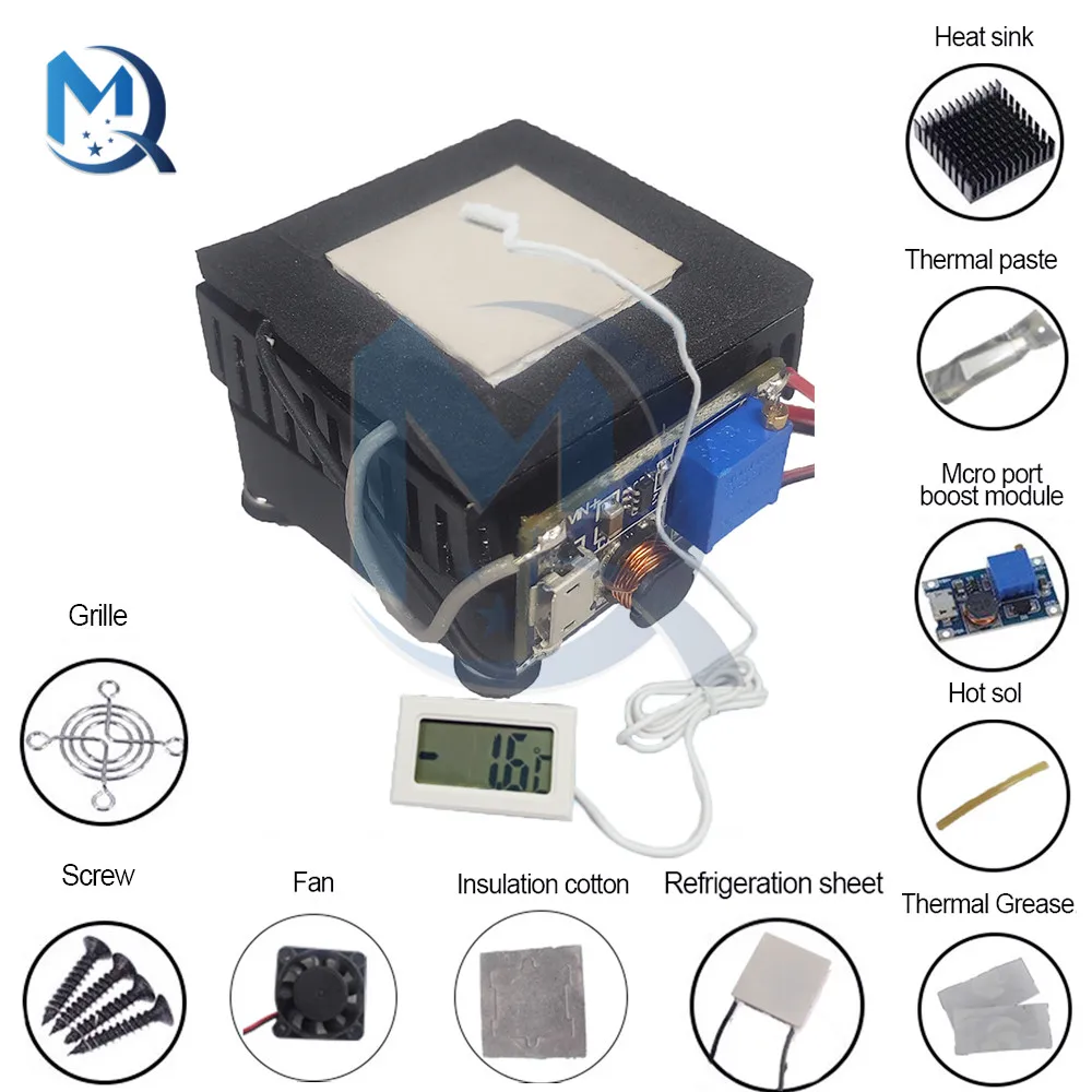 SR-01 5V DIY Mobile Phone Radiator Cooler Semiconductor Refrigeration ...