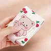 1pc Little Bear Lipstick Bag with Mirror Mini Bag Girl Portable Travel Makeup and Makeup Storage Bag Blind box Small makeup bag 5
