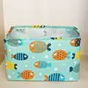 24L Cube Folding Fabric Storage Basket Closet Organizador Clothes Storage Boxes Home Office Shelf Organizers for Kids Toys 4