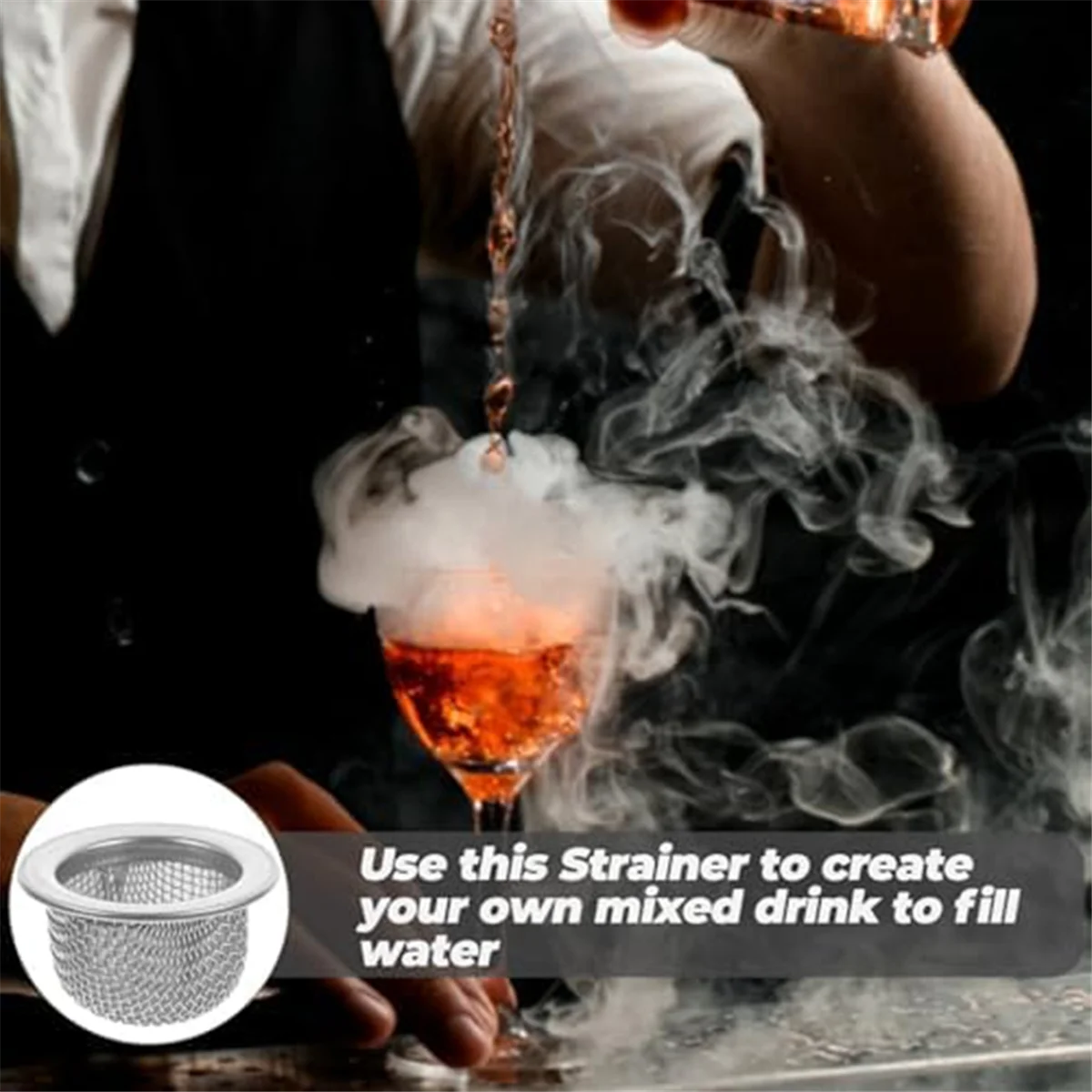 10Pcs Double Screen Filter Cocktail Smoker Screen Mini Mesh Bowl Filter for Whiskey Smoker