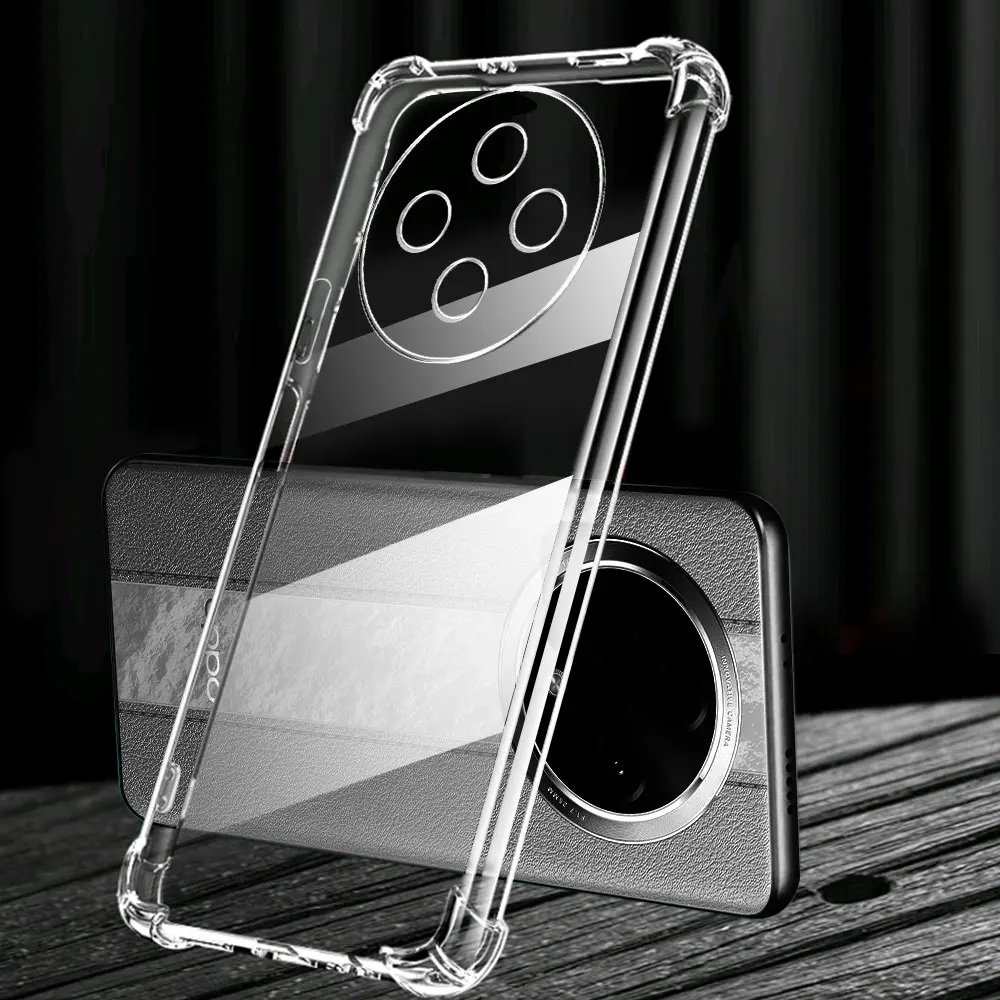 Clear Soft Silicone Shockproof Bumper Phone Case - Durable Protective Back Cover