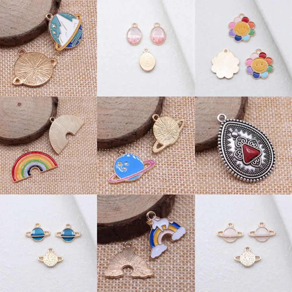 

Rainbow Universe Charms For Jewelry Making Diy Accessories Items