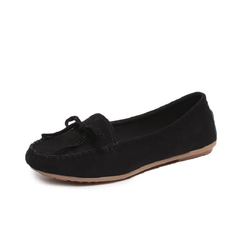 Woman Ballet Shoes Casual Lofers Women's Flat Shoes Ladies Elegant Butterfly-Knot Comfortable Women Soft Classic Office Shoes