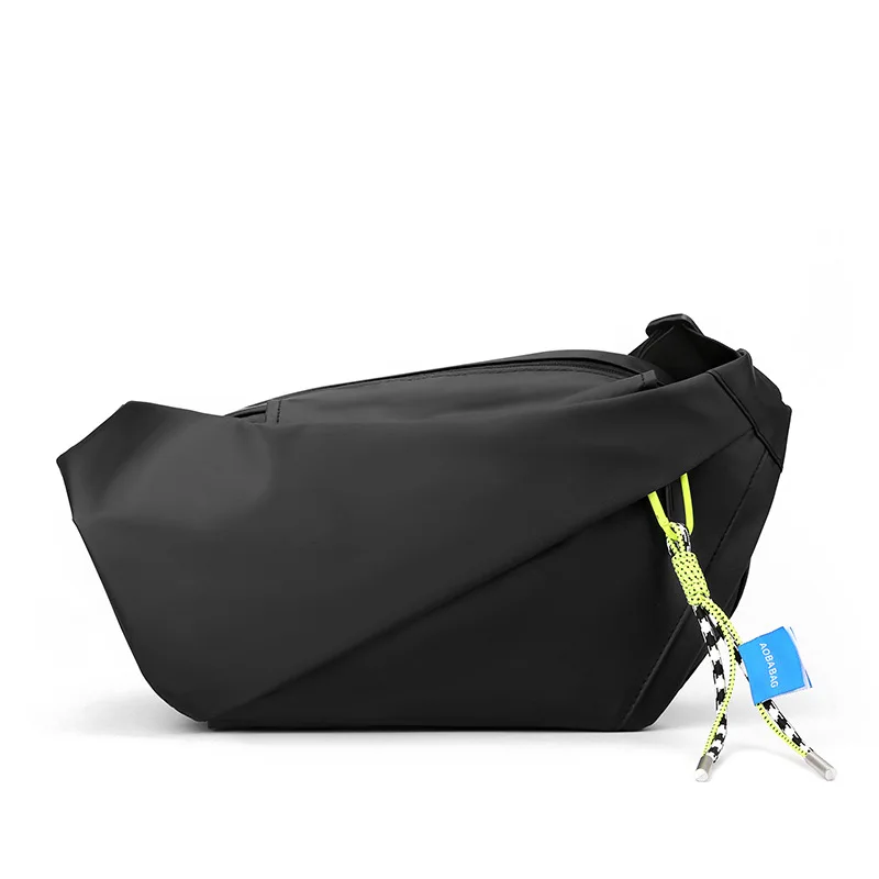 Sac à bandoulière en Nylon imperméable pour hommes, sac de ceinture pour Sport de plein air, course à pied, cyclisme, grande capacité, pochette pour téléphone de voyage, sacoche_voghion.com