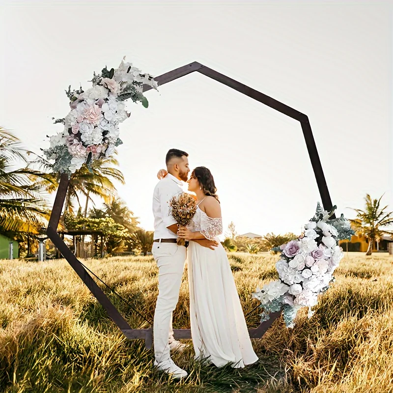 7.4ft Wedding Arch, Used for Indoor and Outdoor Parties, Christmas, Halloween, Wooden Arch Wedding, Rural Farmhouse Theme Deco