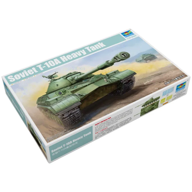 trumpeter-05547-1-35-soviet-t-10a-heavy-tank-military-toy-handcraft-plastic-assembly-model-building-kit