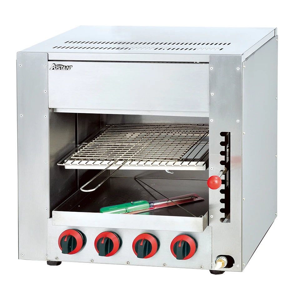 GT14 Gas Infrared Salamander Grill Machine Barbecue Snack Kitchen