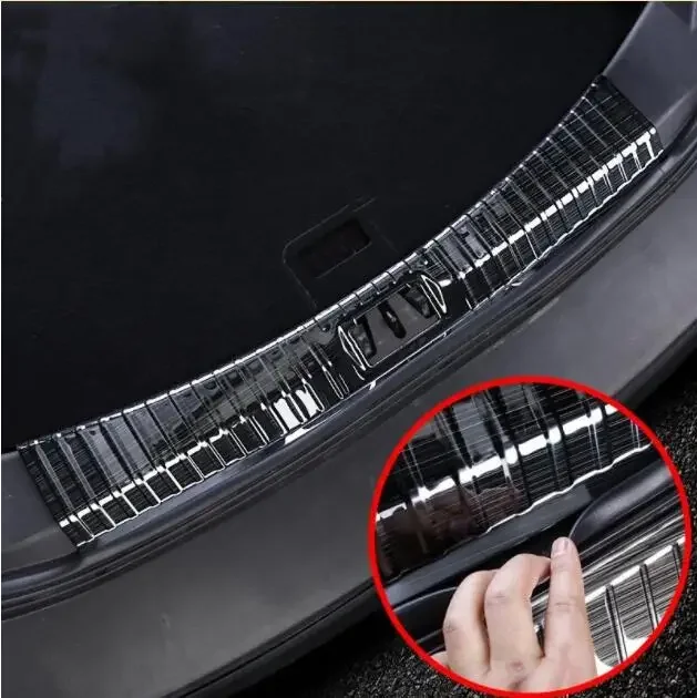 Ford Kuga 2013 2014 2015 2016 2017 2018 2019 2020 스테인레스 스틸 후면 범퍼 보호대 트렁크 가드 트레드 플레이트 트림 DF