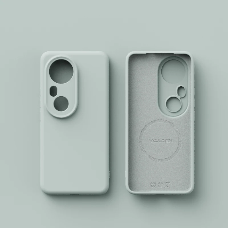 Magnetic Liquid Silicone Wireless Charging Case with Magsafe Matte Finish