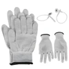 1pair Conductive Silver Fiber Electrode Gloves Pads Electrotherapy Massage herapy Gloves for Phycical 3 Size Massage Gloves 3